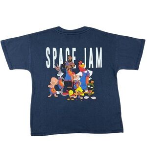 Cotton On Kids Looney Toons Space Jam Drop Shoulder Short Sleeve T-shirt Size 5